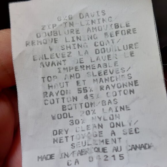 LONDON FOG VINTAGE WOOL Lined Gray Belted Trench Coat Men Size 42 R - Picture 13 of 14